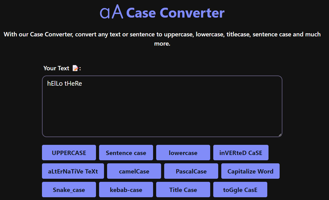Case Converter
