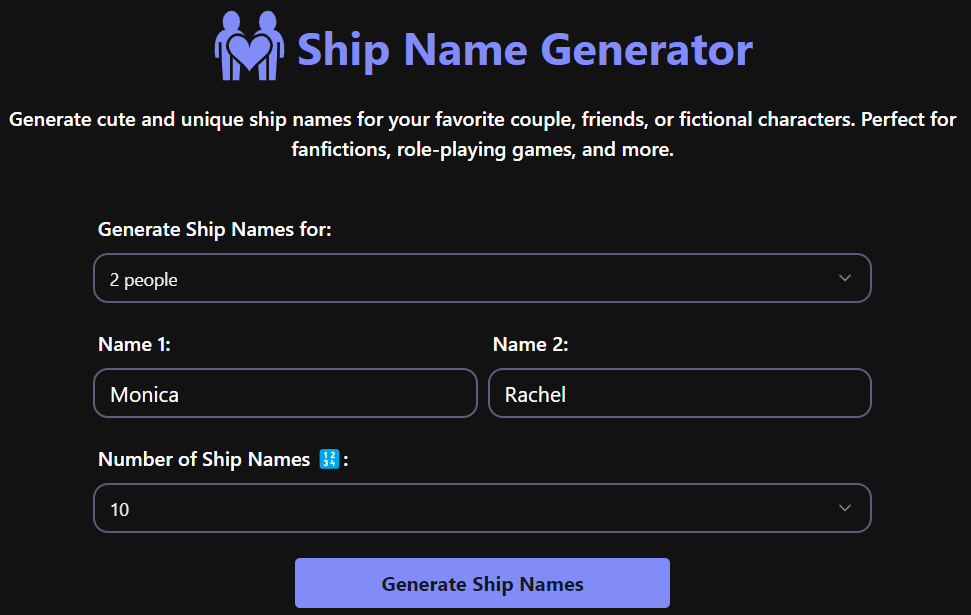 Ship Name Generator