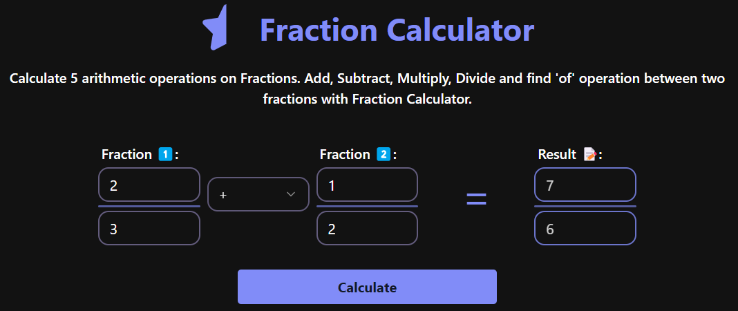 Fraction Calculator